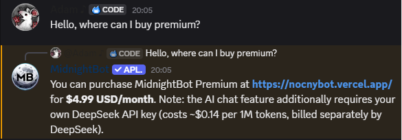 AI Chat screenshot