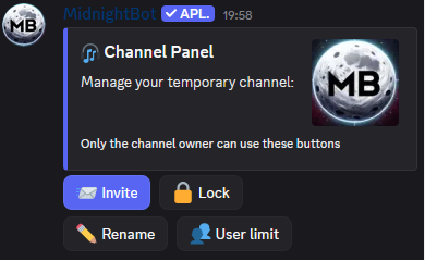 Channel Panel screenshot